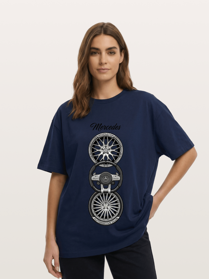 Wheel Stack Cotton T-shirt