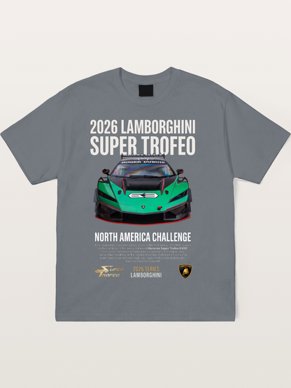 Lamborghini Huracan Green Race Car Cotton T-shirt