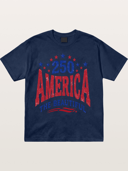 America The Beautiful Vintage Cotton T-shirt