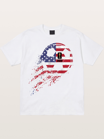 American Flag WC 2026 Ball Cotton T-shirt