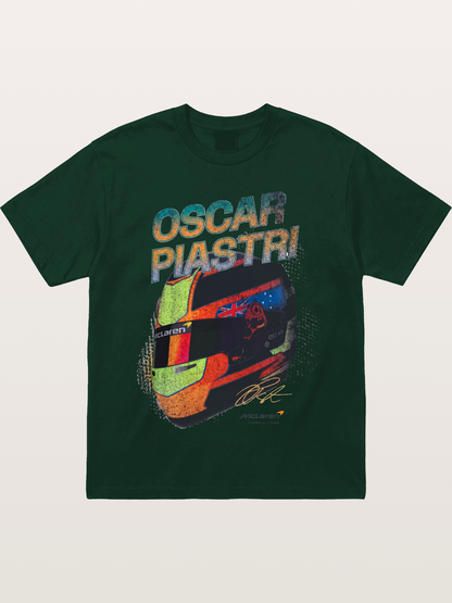Oscar Piastri McLaren Helmet Gildan T-shirt