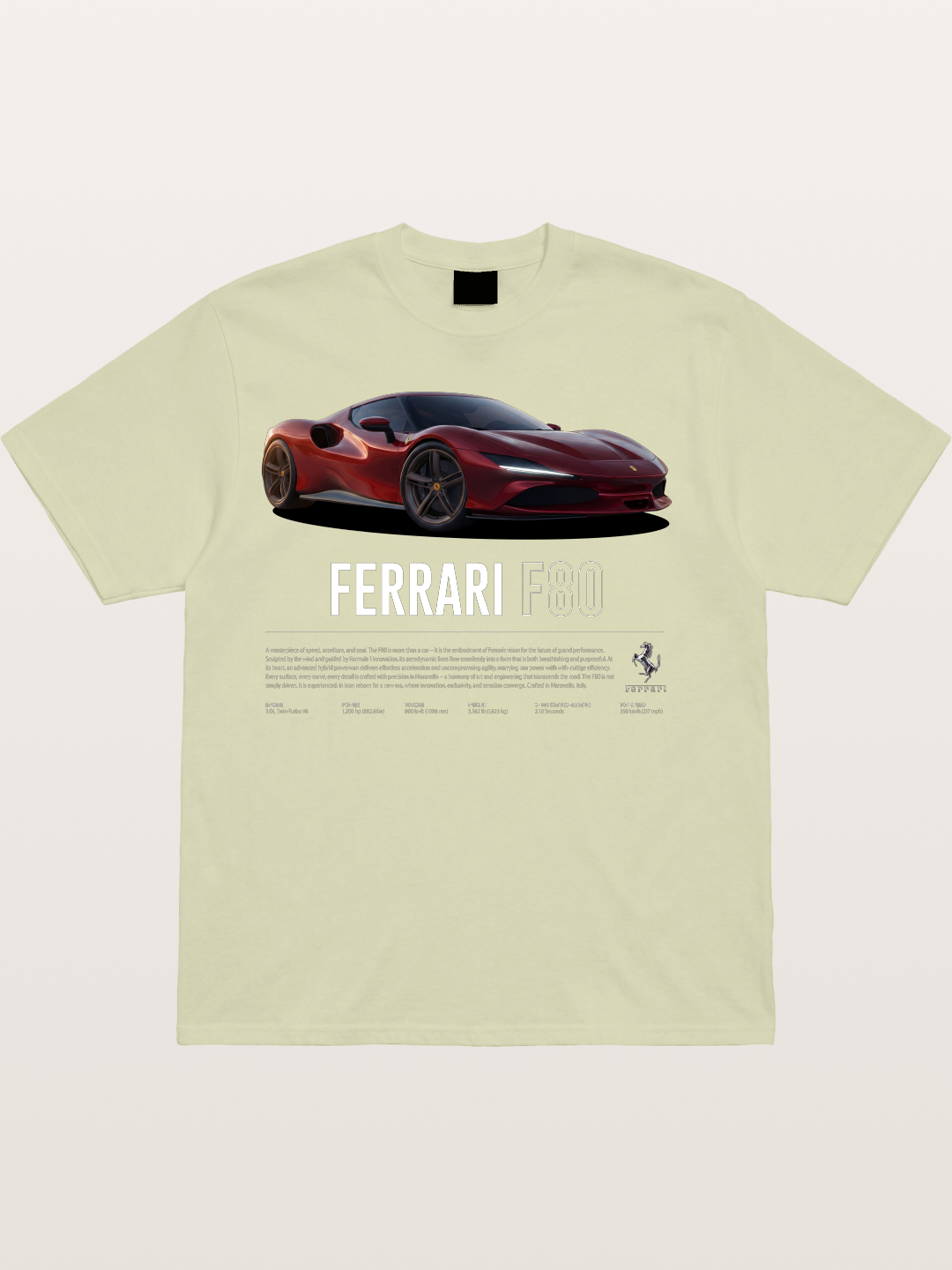 F80 Speed Cotton T-shirt