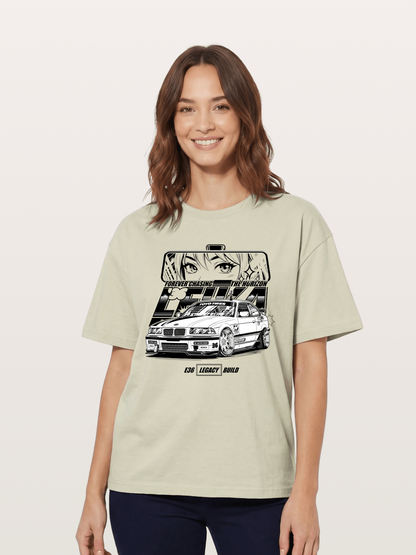 Vintage Race Car Cotton T-shirt