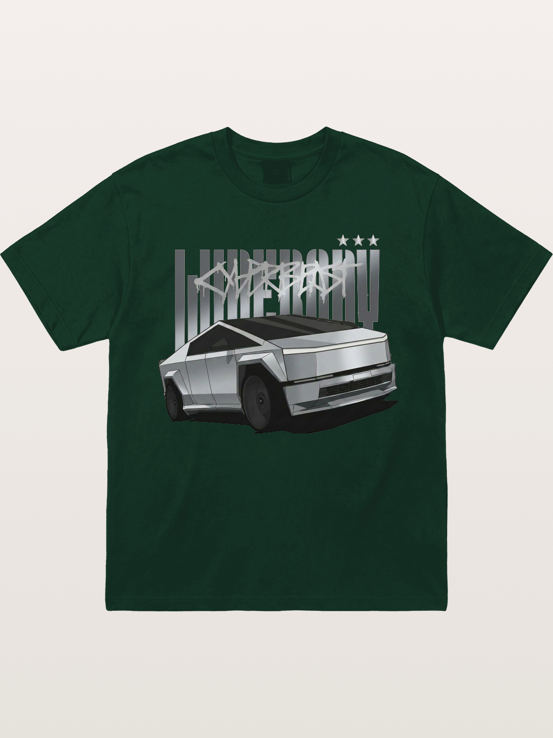 Cybertruck Graffiti Typography Gildan T-shirt