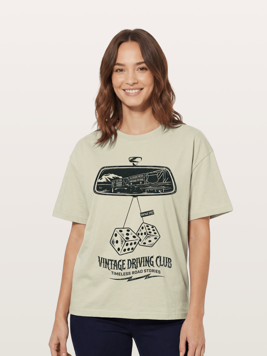 Vintage Drive Club Cotton T-shirt