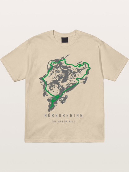 Green Hell Nu?rburgring Track Gildan T-shirt