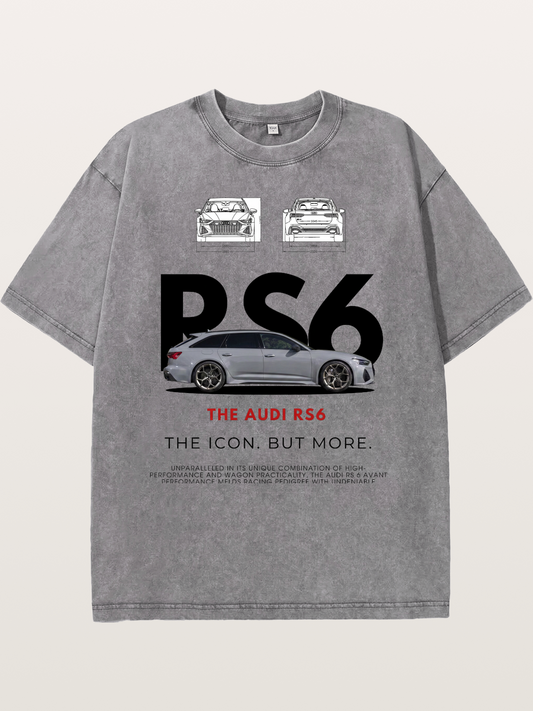 Audi RS6 Avant Poster Art Washed T-shirt