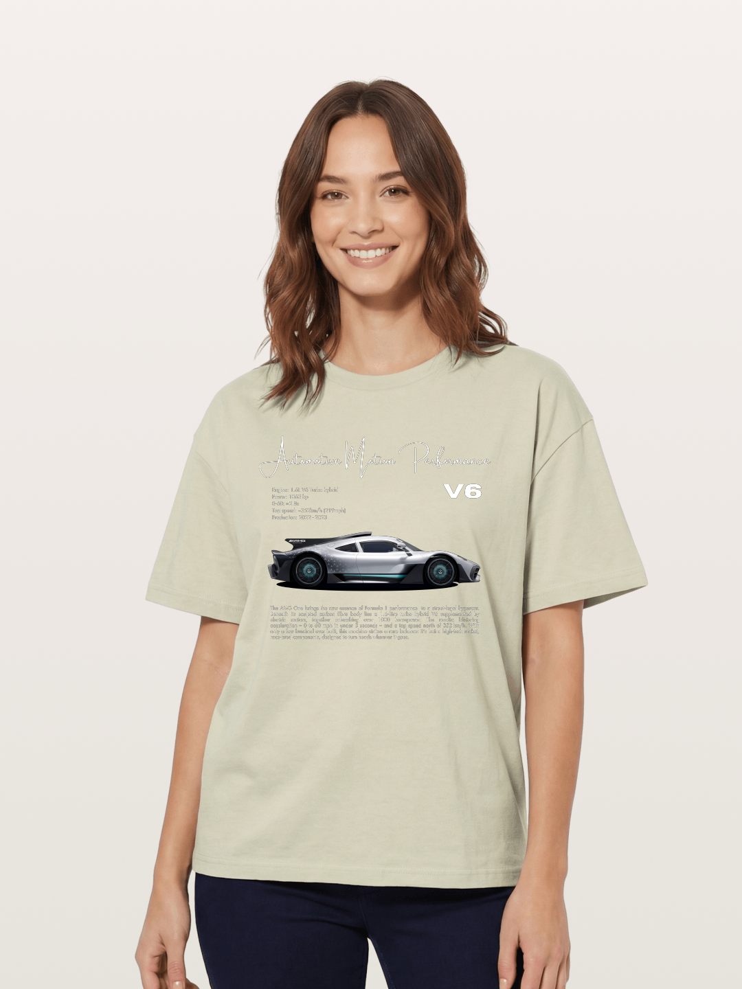 V6 Hybrid Power Cotton T-shirt
