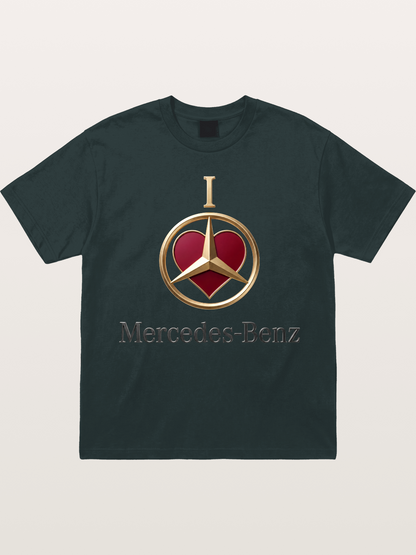 Mercedes Love Logo Art Gildan T-shirt