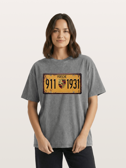 Porsche Crest Washed T-shirt