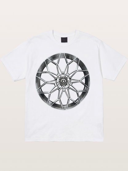 Lamborghini Multi-Spoke Alloy Wheel Cotton T-shirt