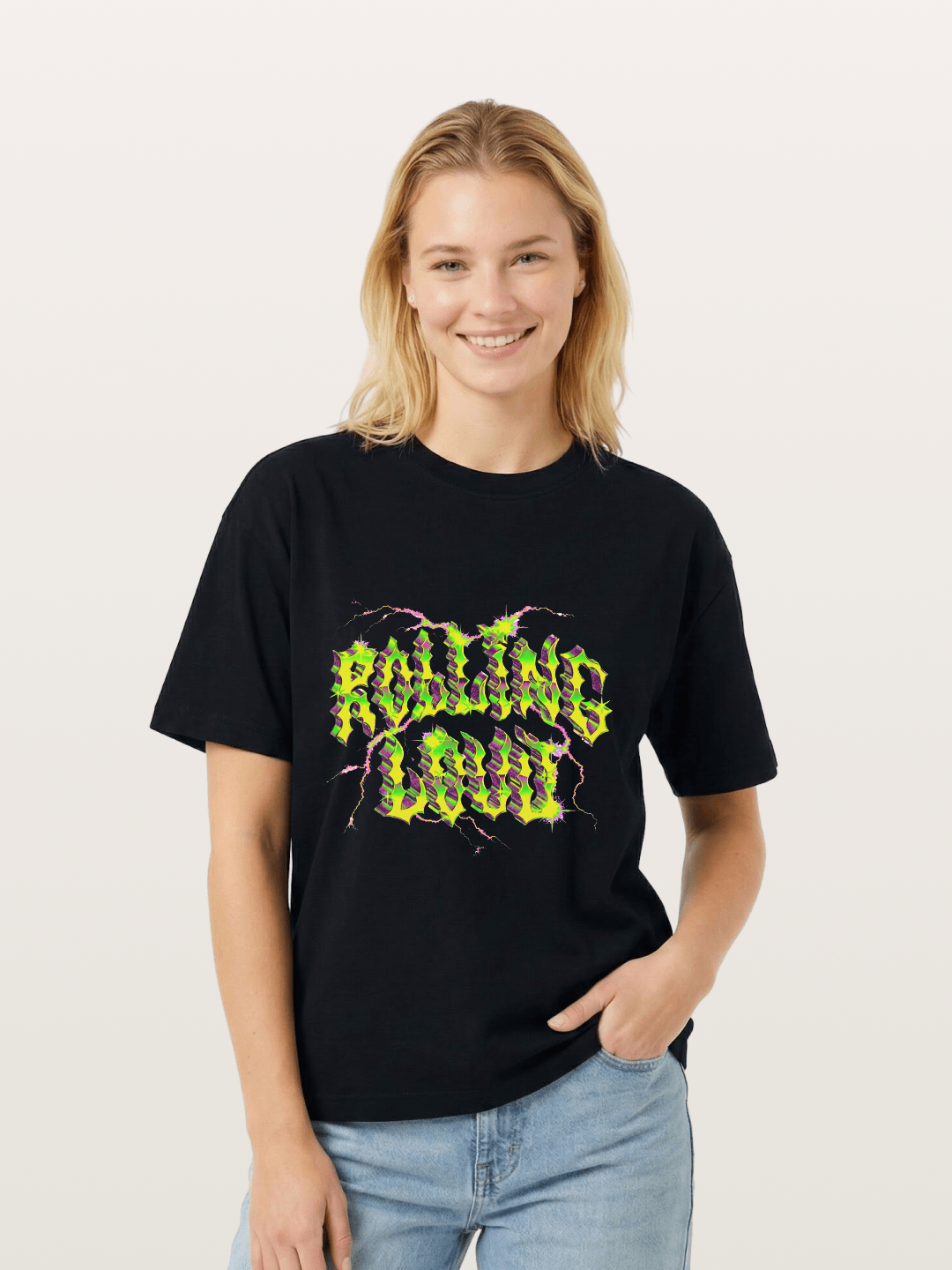 Rolling Loud Neon Lightning Art Gildan T-shirt