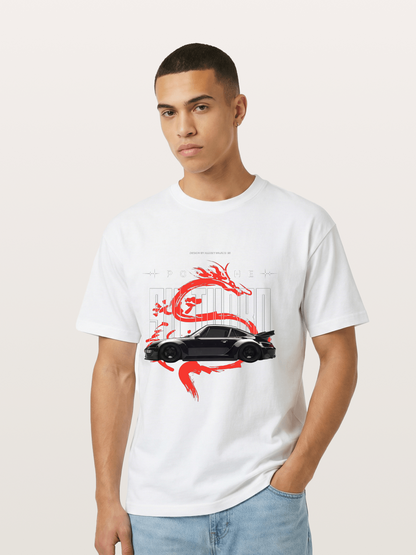 Porsche Dragon Gildan T-shirt