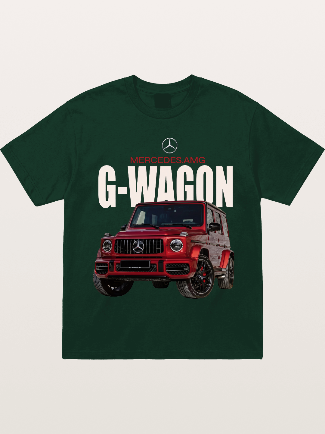 Red Mercedes G-Wagon Off-Road Gildan T-shirt