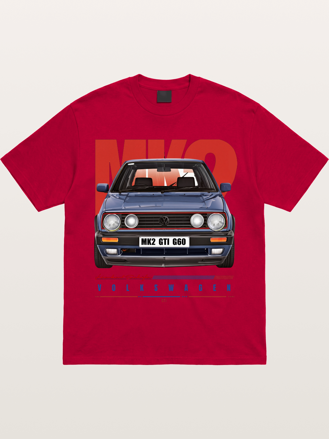 Volkswagen Golf MK2 GTI G60 Gildan T-shirt