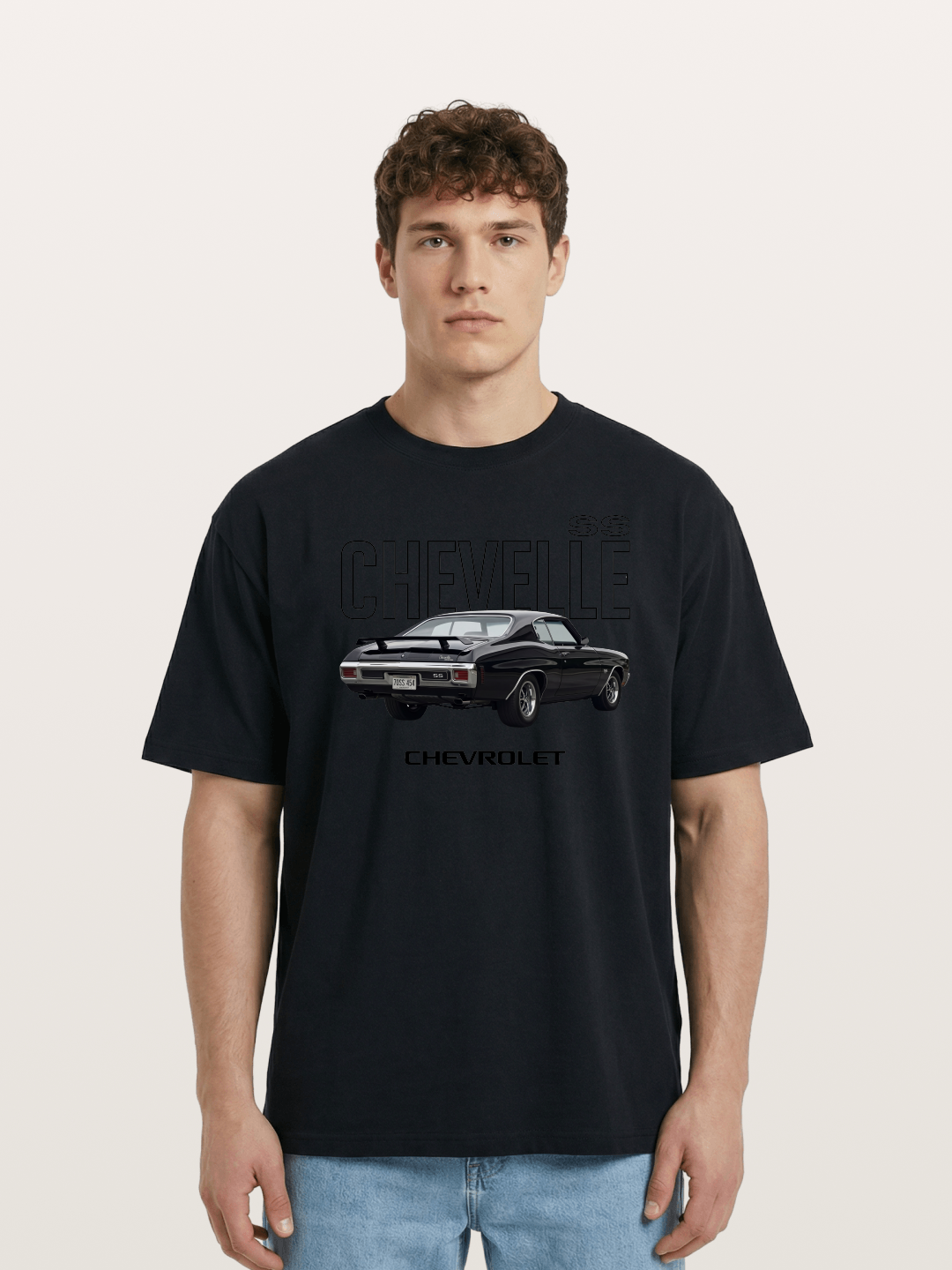 Black Muscle Cotton T-shirt
