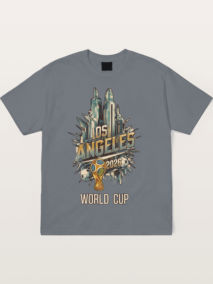 LA World Cup 2026 Emblem Cotton T-shirt