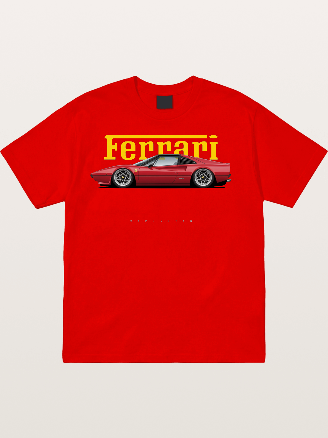 Classic Red Cotton T-shirt