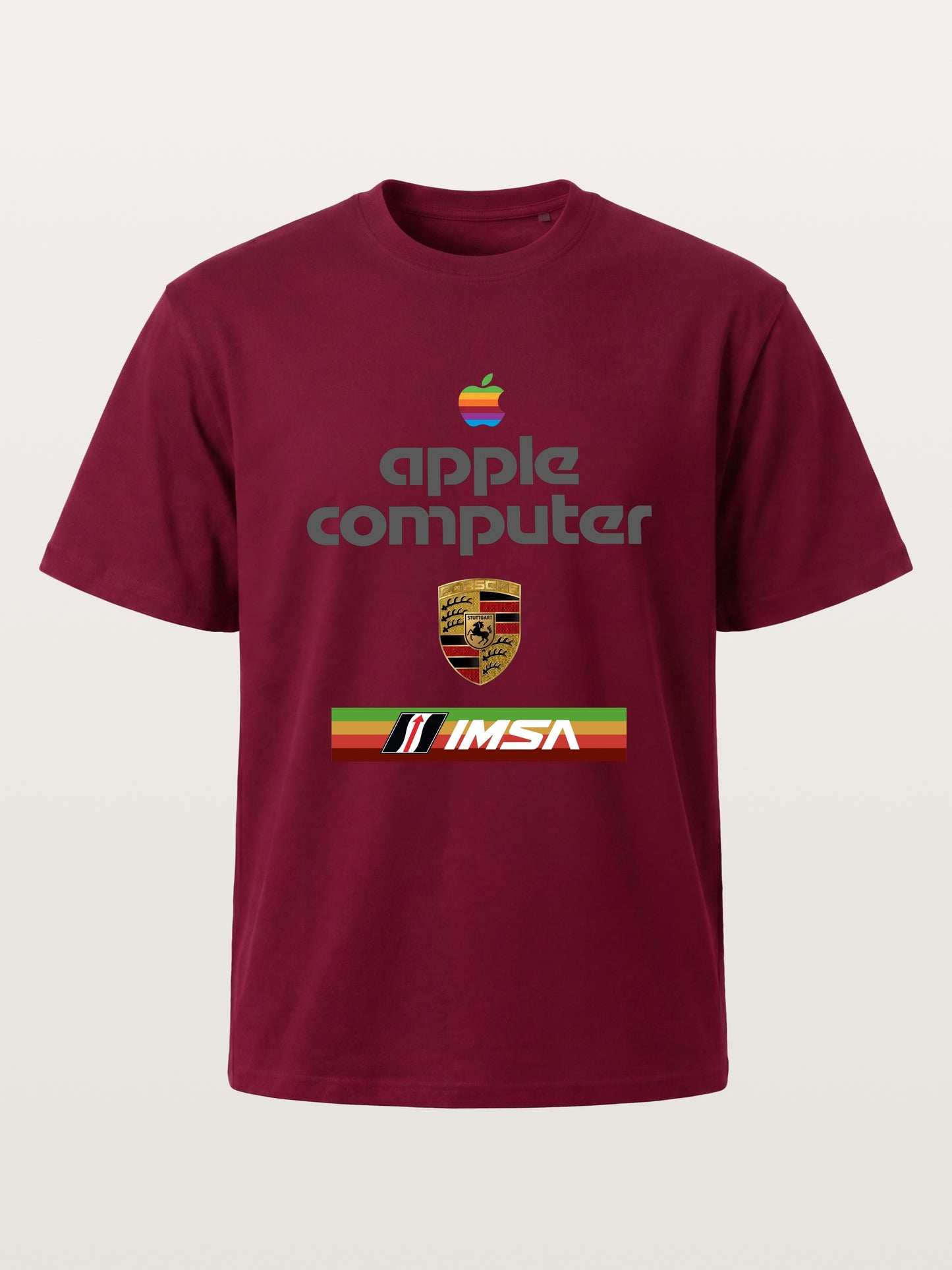 Apple IMSA Porsche Three Brand Combo Gildan T-shirt