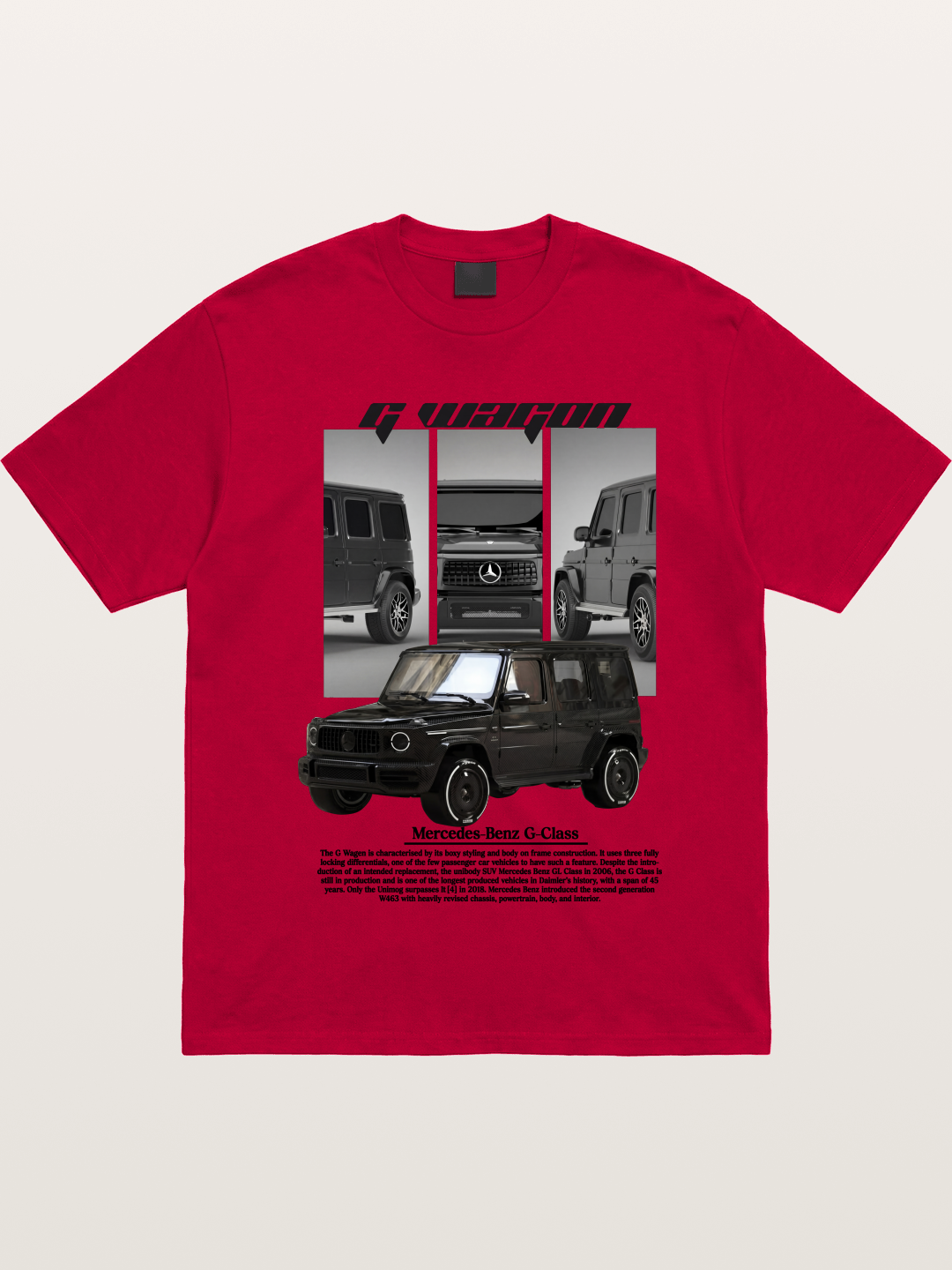 Mercedes G-Wagon Multi Angle View Gildan T-shirt