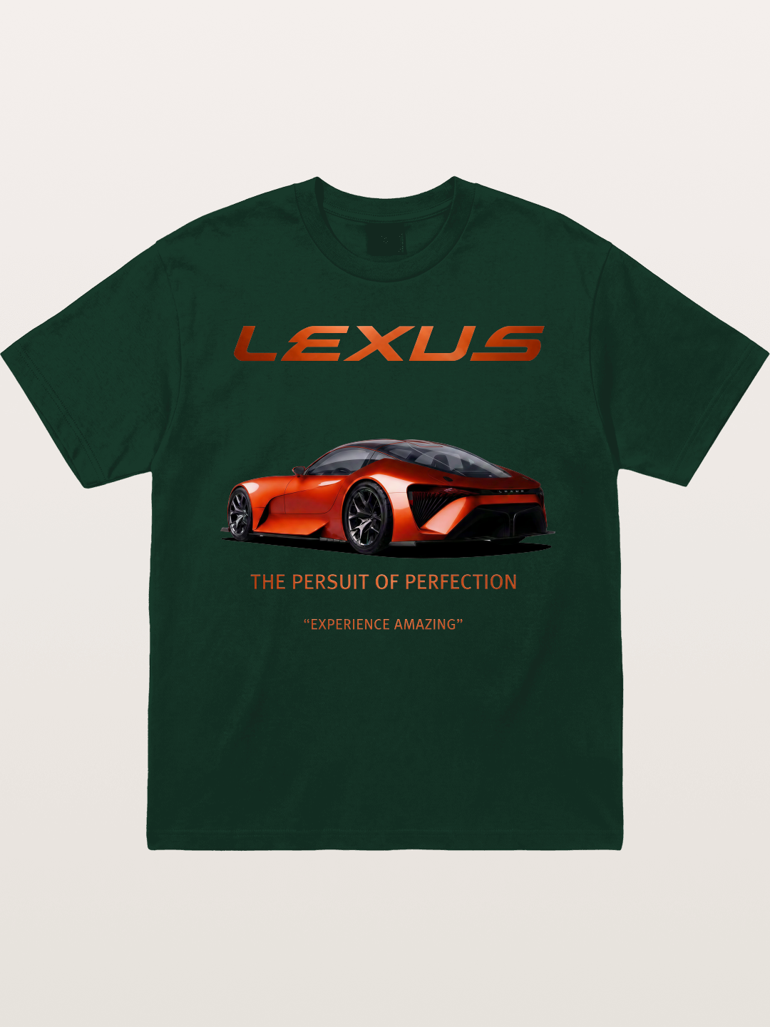 Lexus Concept Car Orange Poster Gildan T-shirt