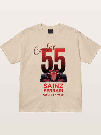 Carlos Sainz Ferrari 55 Art Gildan T-shirt