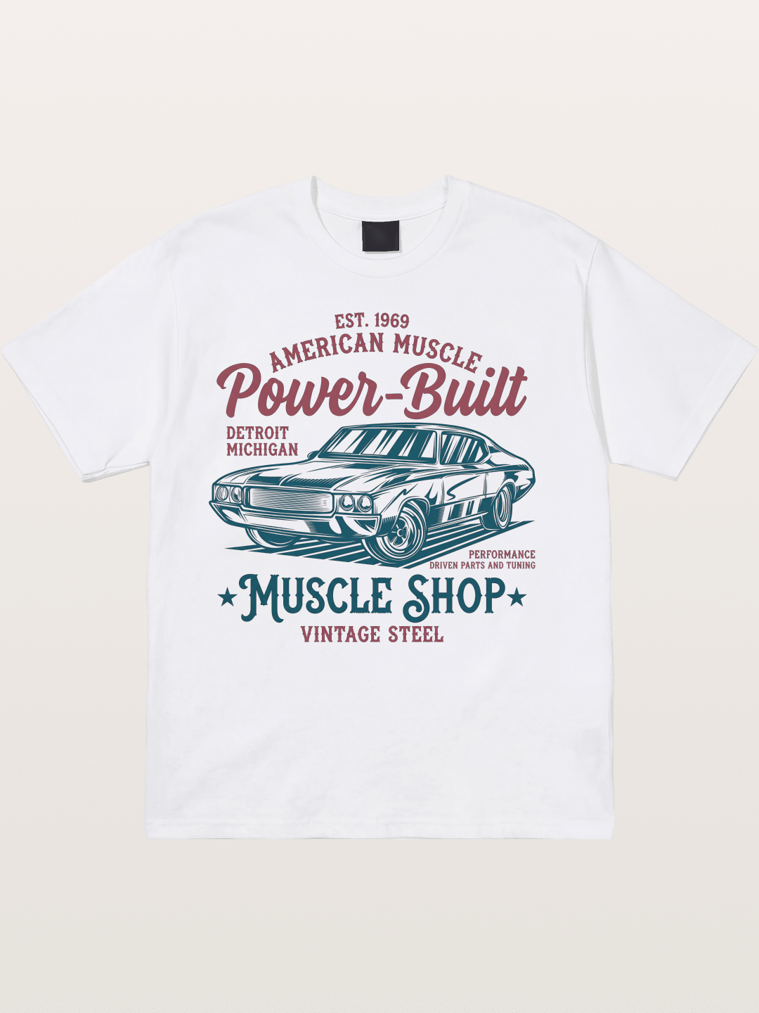 Detroit Steel Cotton T-shirt