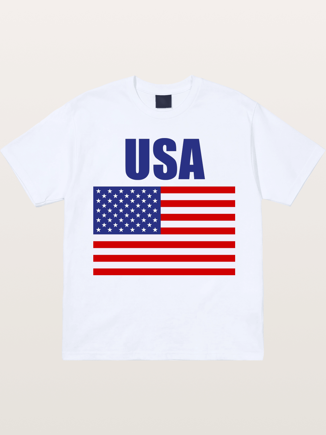 Simple USA American Flag Gildan T-shirt