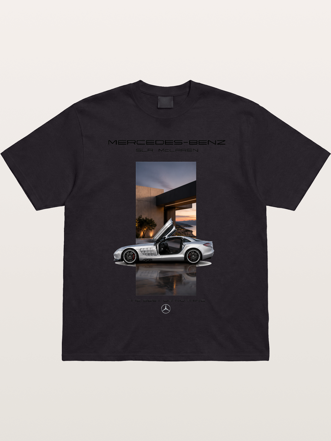 Mercedes SLR McLaren Poster Gildan T-shirt