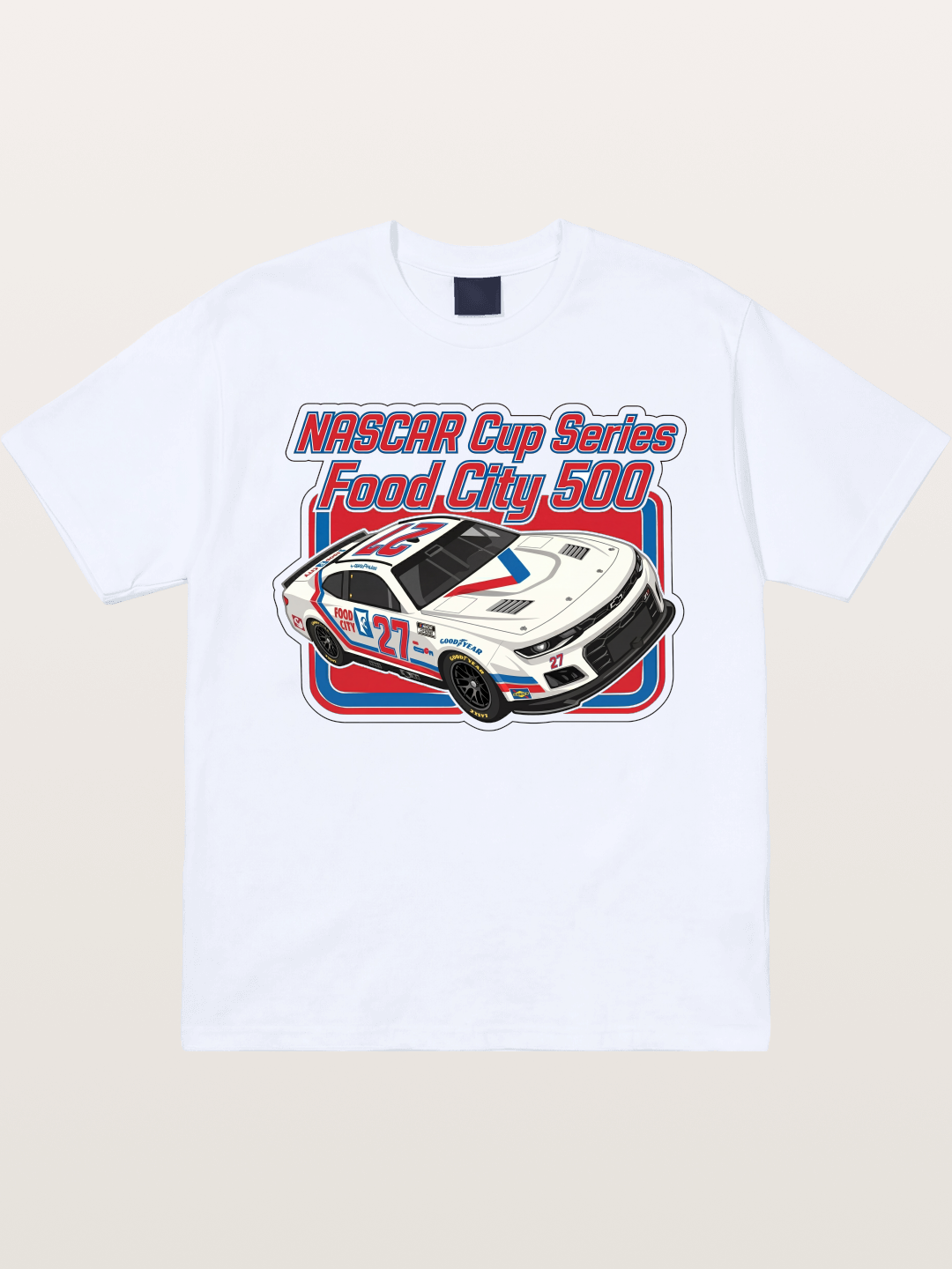 NASCAR Food City 500 Car Gildan T-shirt