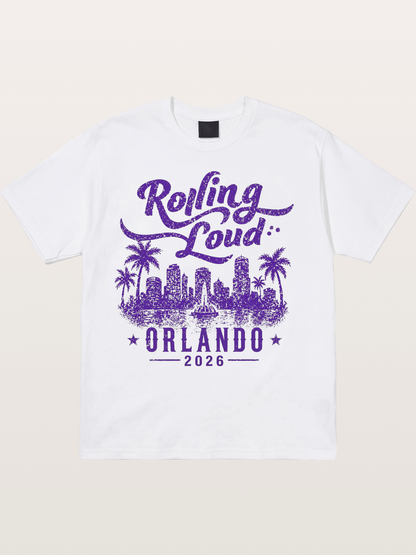 Rolling Loud Orlando 2026 Print Cotton T-shirt