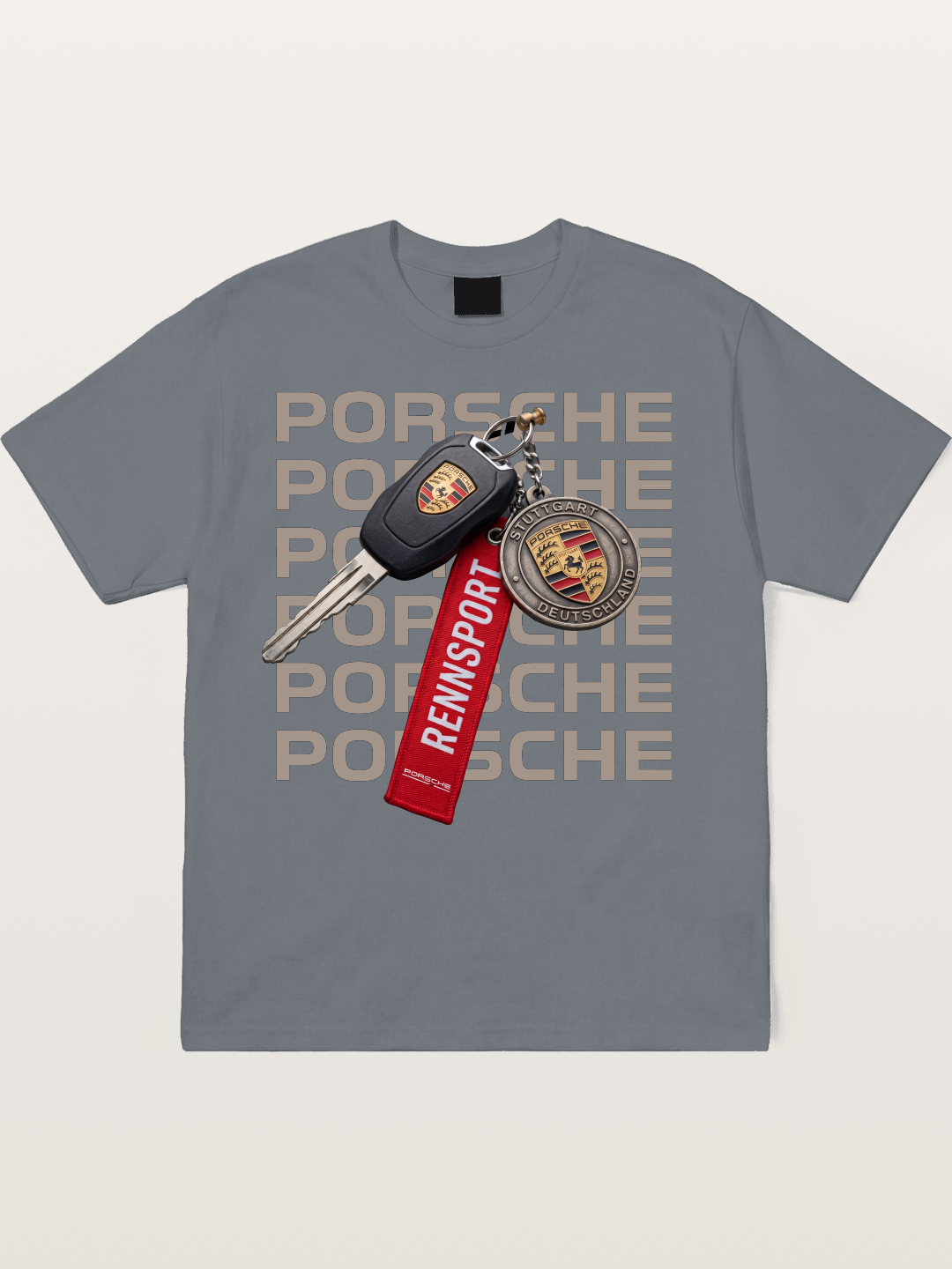 Porsche Key Rennsport Accessory Cotton T-shirt