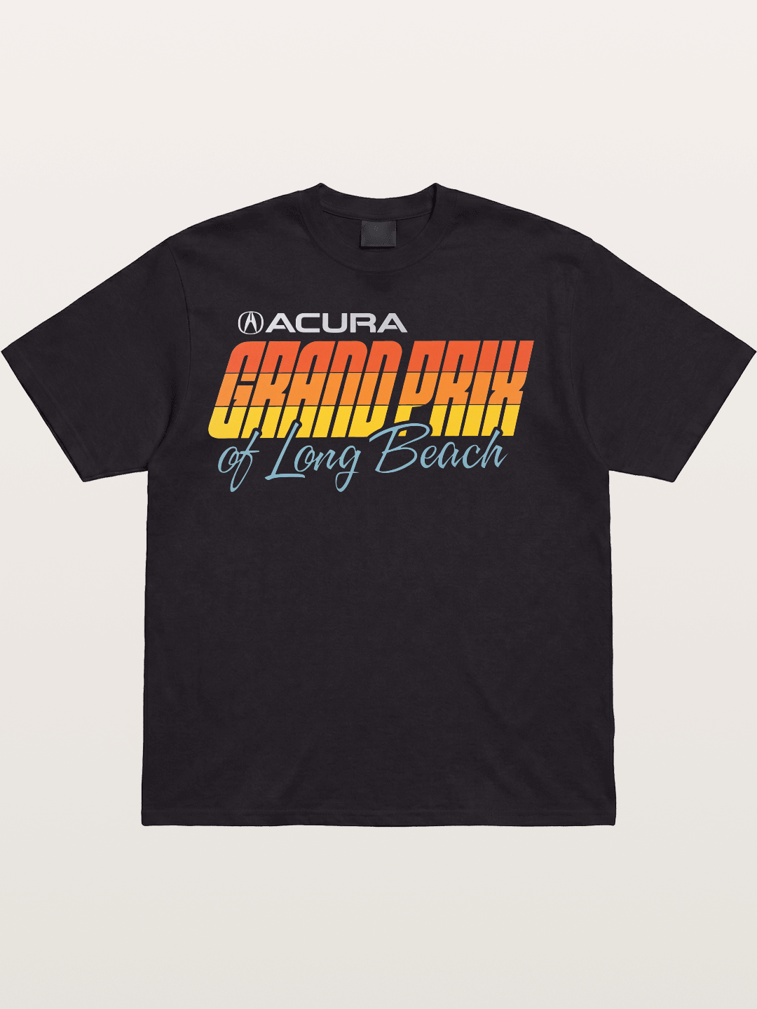 Sunset Grand Prix Typography Cotton T-shirt