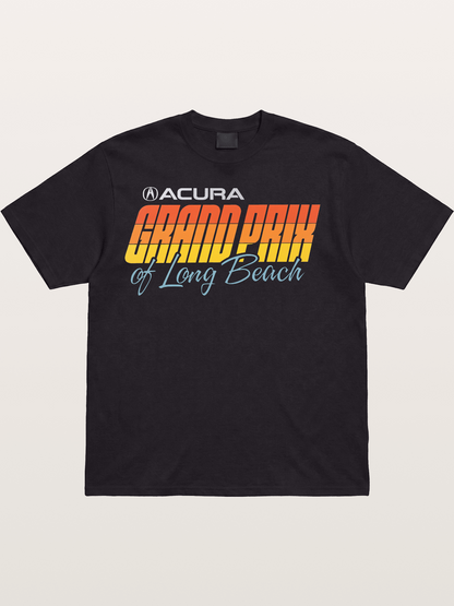 Sunset Grand Prix Typography Cotton T-shirt