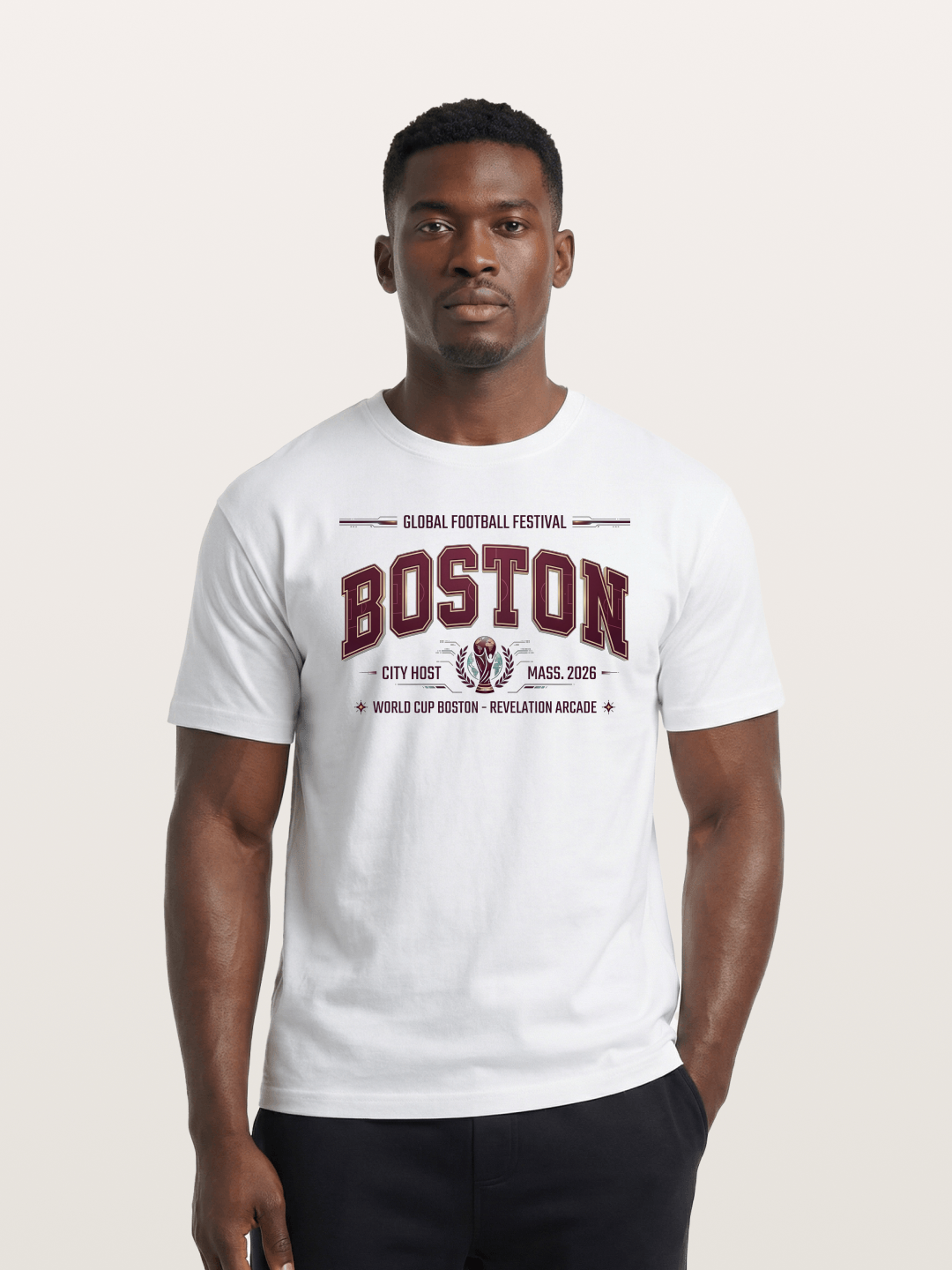 Boston 2026 World Cup Host Cotton T-shirt