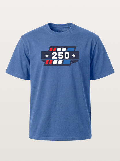 250th Anniversary Star Stripes Badge Gildan T-shirt