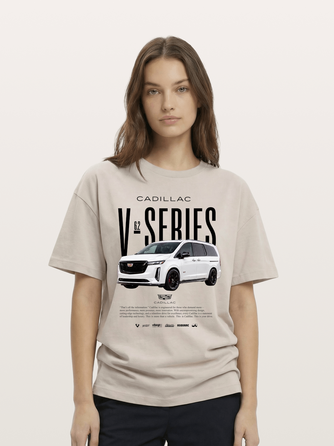 Cadillac V-Series SUV Graphic Cotton T-shirt