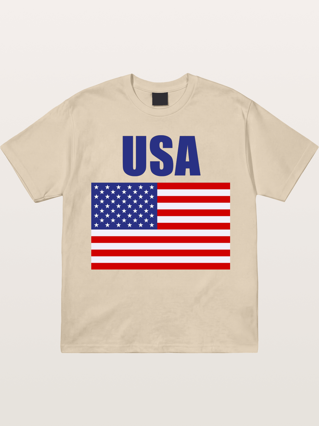 Simple USA American Flag Gildan T-shirt