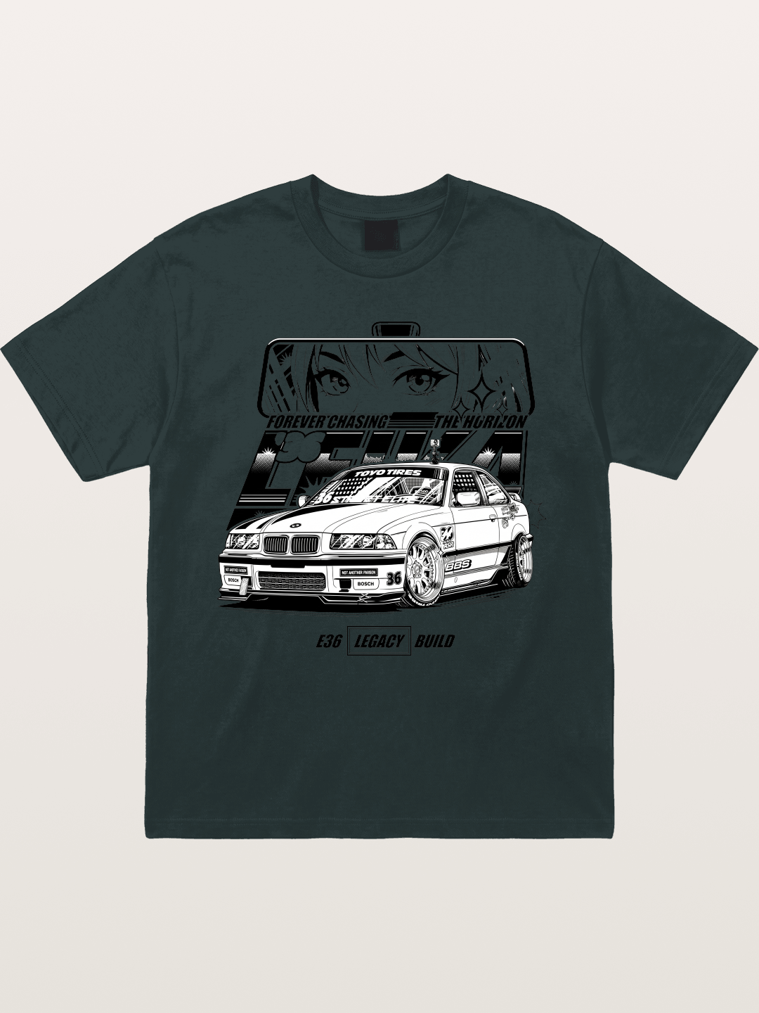 Vintage Race Car Gildan T-shirt