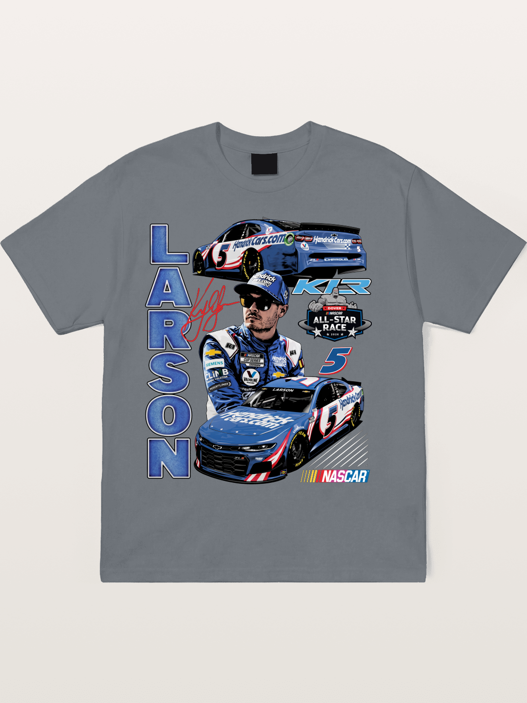 Larson All-Star Race Driver Collage Cotton T-shirt