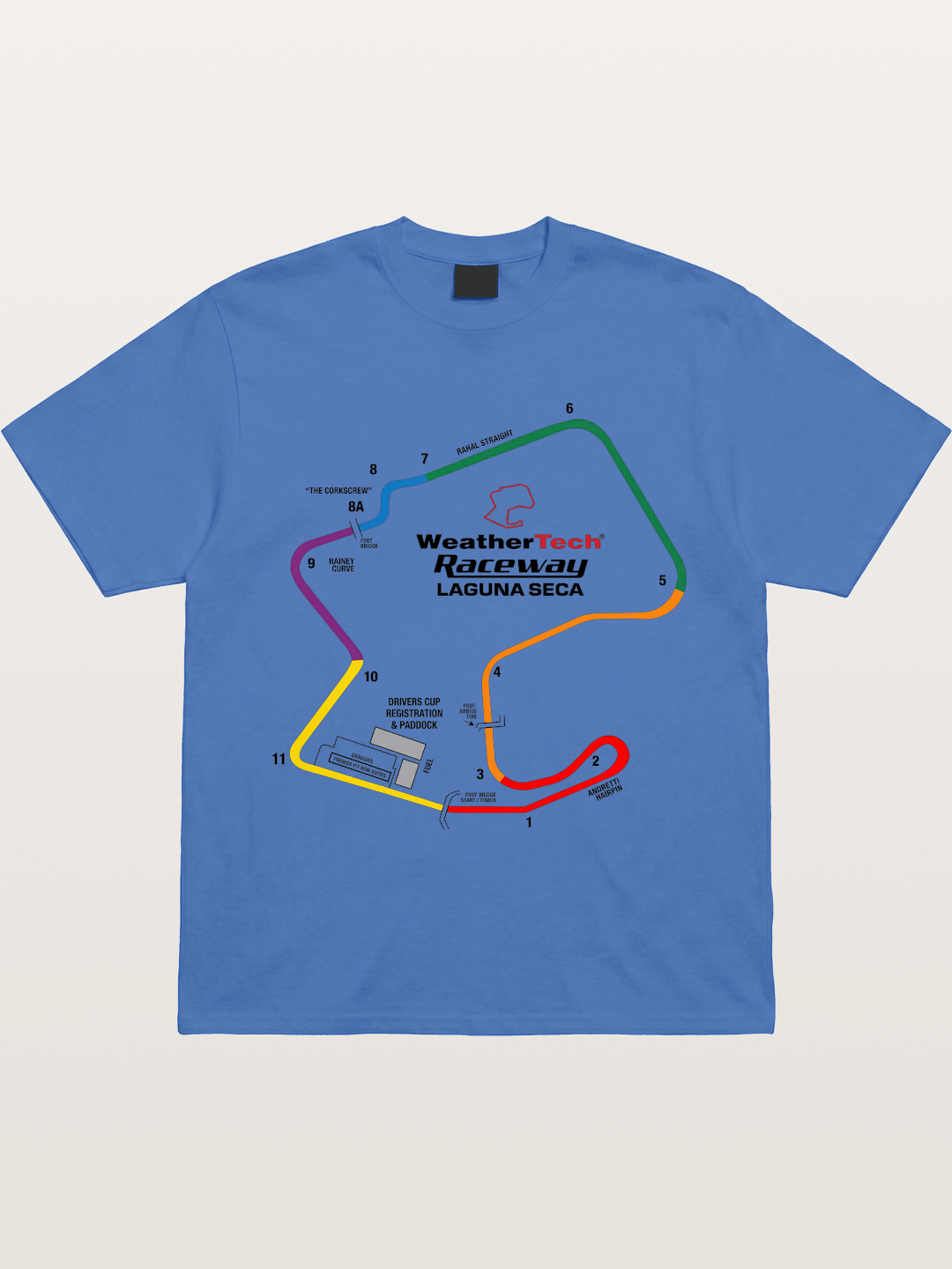 Corkscrew Track Gildan T-shirt