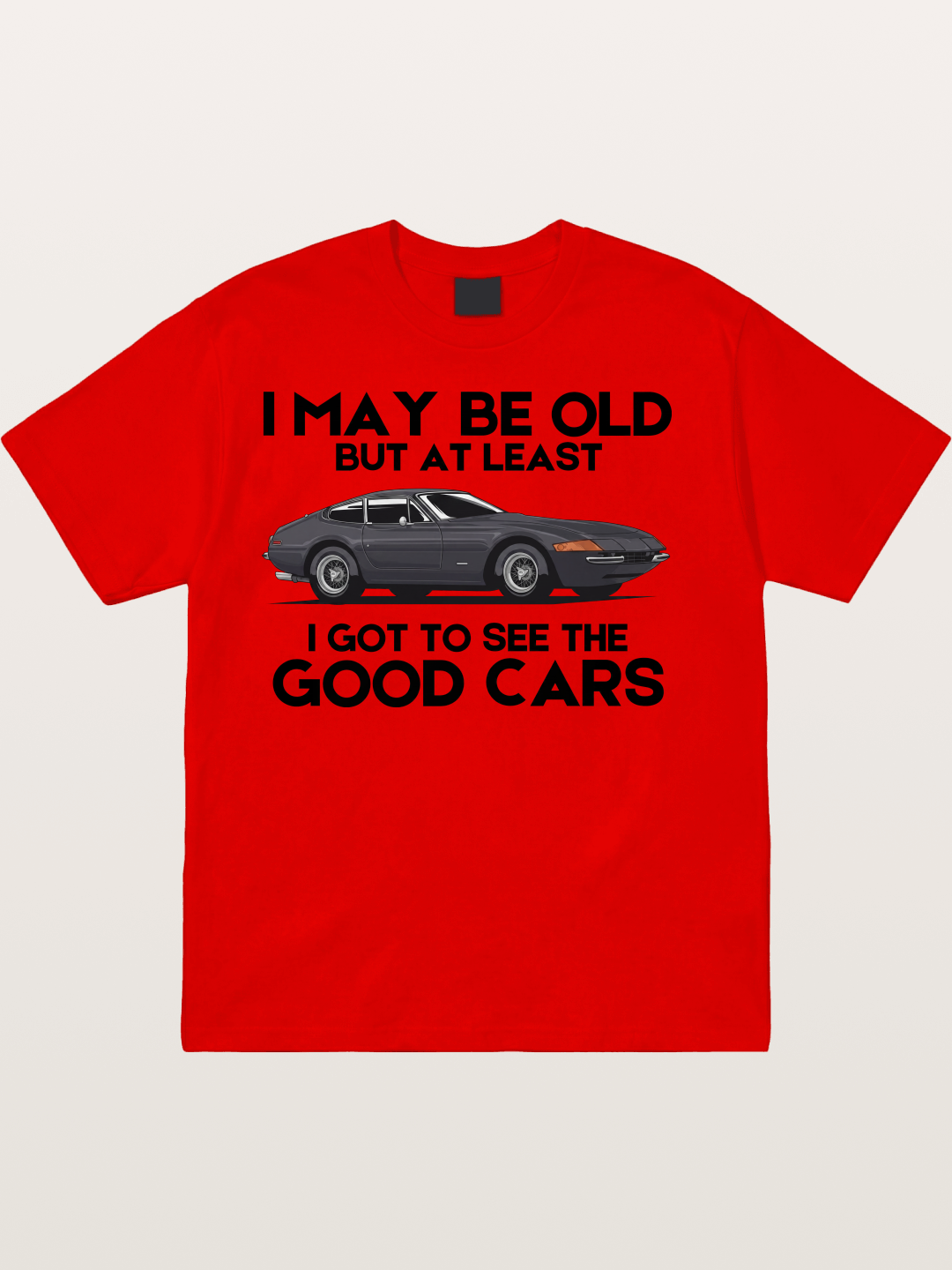 Old Car Enthusiast Good Cars Quote Cotton T-shirt