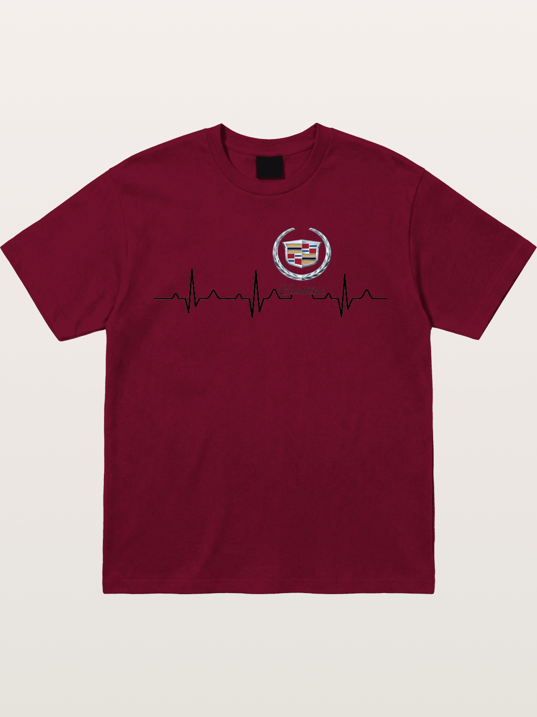 Cadillac Heartbeat Graphic Gildan T-shirt