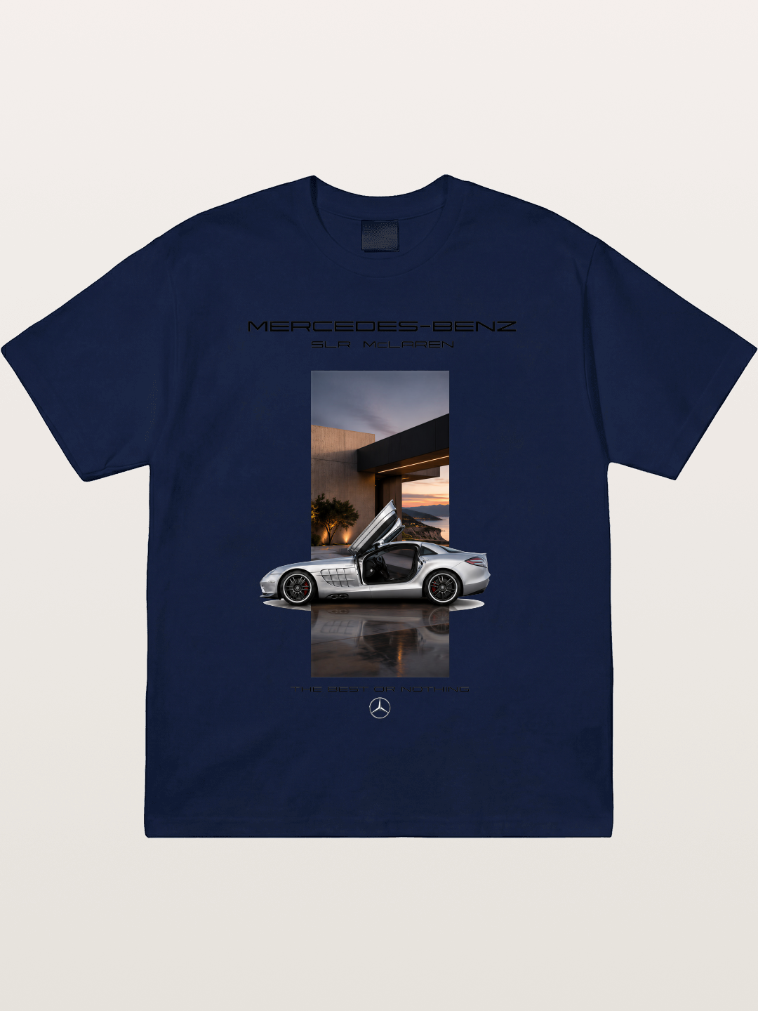 Mercedes SLR McLaren Poster Gildan T-shirt