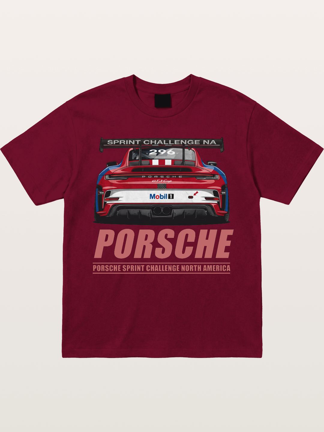 Porsche 911 Sprint Challenge Rear Gildan T-shirt