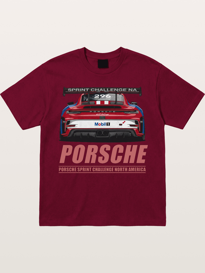 Porsche 911 Sprint Challenge Rear Gildan T-shirt