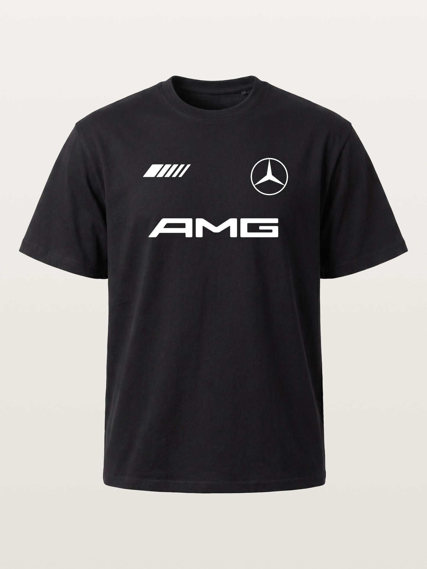 Mercedes AMG Three Element Dark Layout Cotton T-shirt