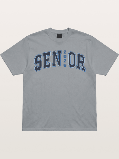 Senior 2026 Varsity Style Text Gildan T-shirt