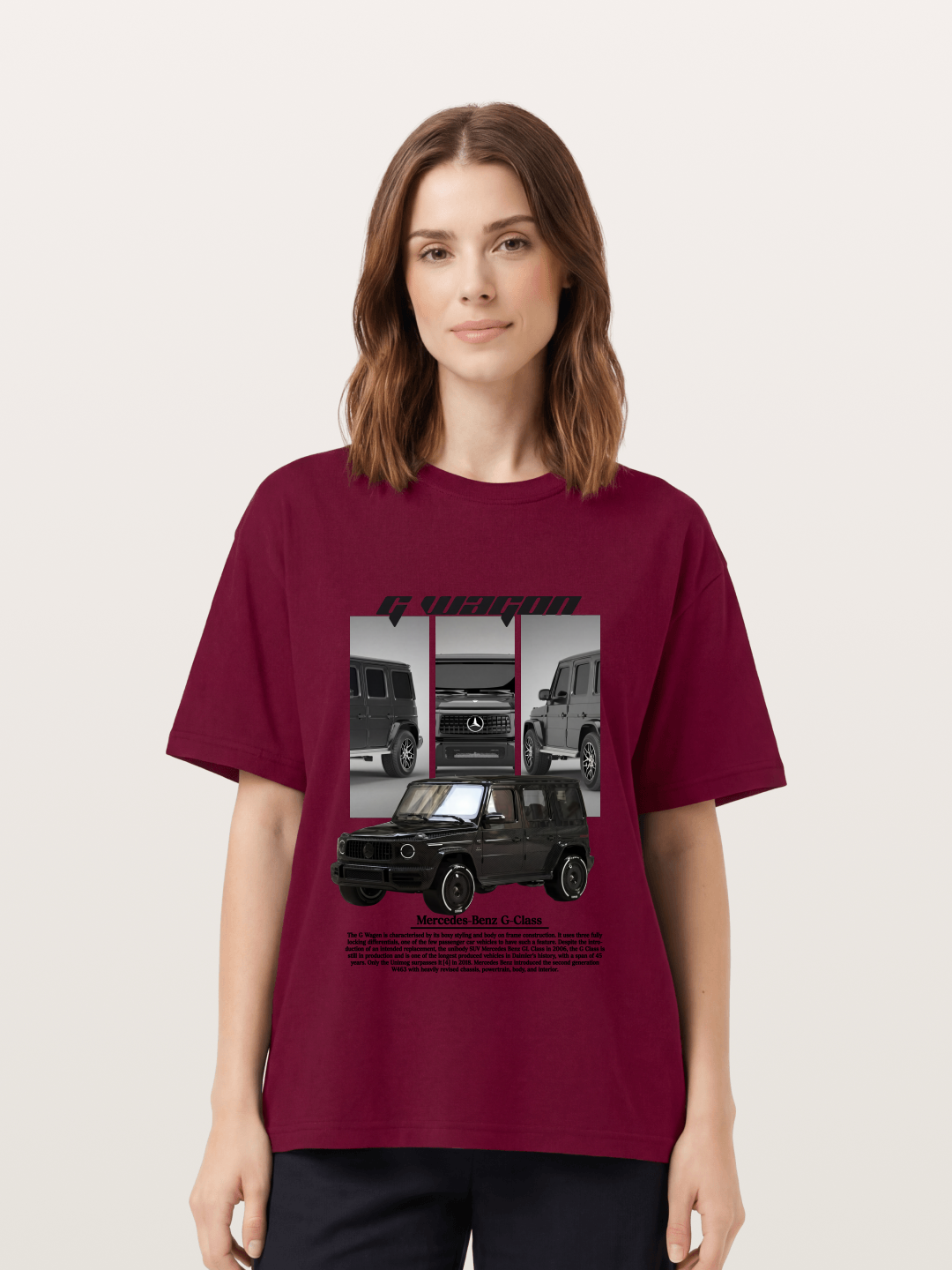 Mercedes G-Wagon Multi Angle View Gildan T-shirt