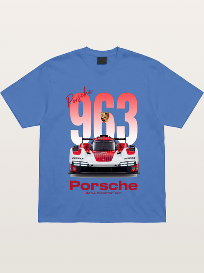 Porsche 963 IMSA WeatherTech Race Car Gildan T-shirt